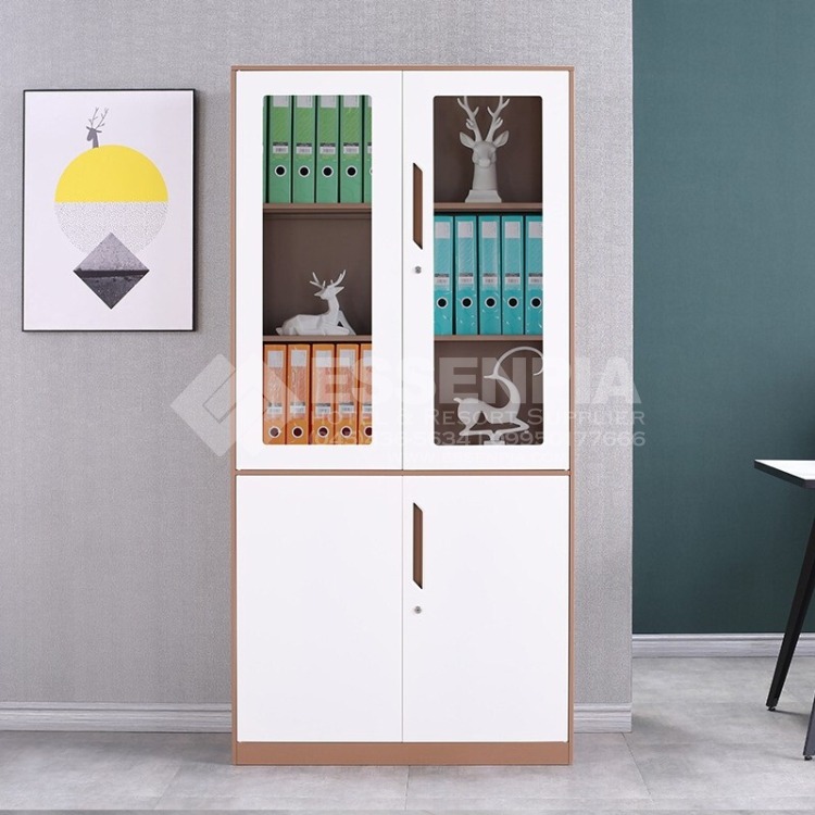 4 Doors With Glass Office Filing Cabinet Durable Modern Office Furniture Metal Bookcase Storage Cabinet Swing Door File Cabinet Steel Filing Cabinet Home Furniture Furniture Fixtures Office Furniture On Carousell