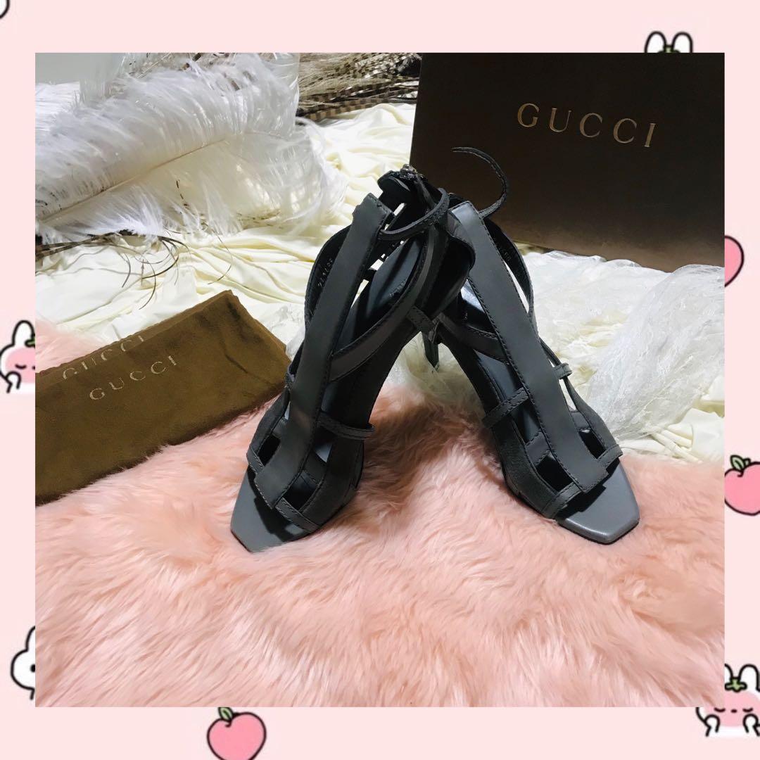 gucci strappy heels