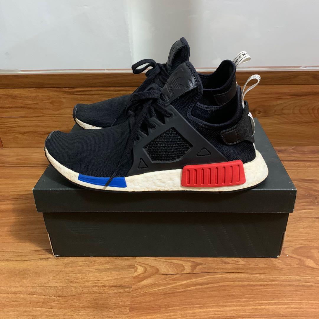 nmd xr1 black red