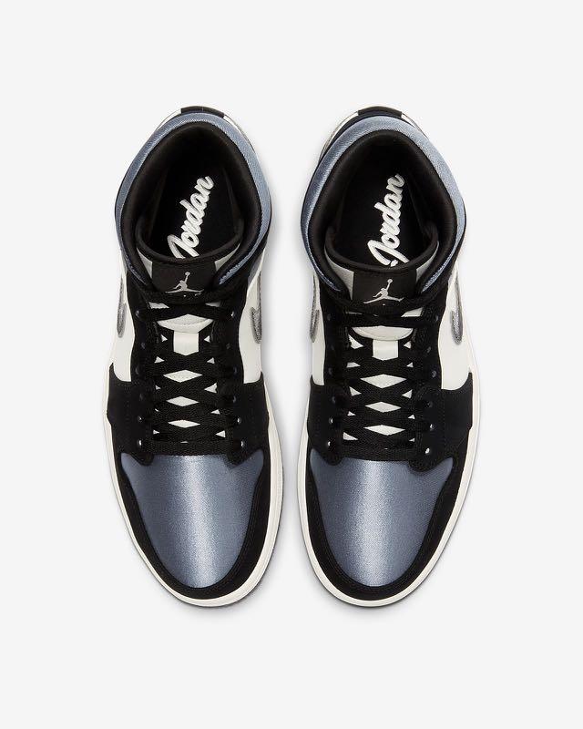 Air Jordan 1 Mid SE Satin Grey toe, Men's Fashion, Footwear, Sneakers on  Carousell