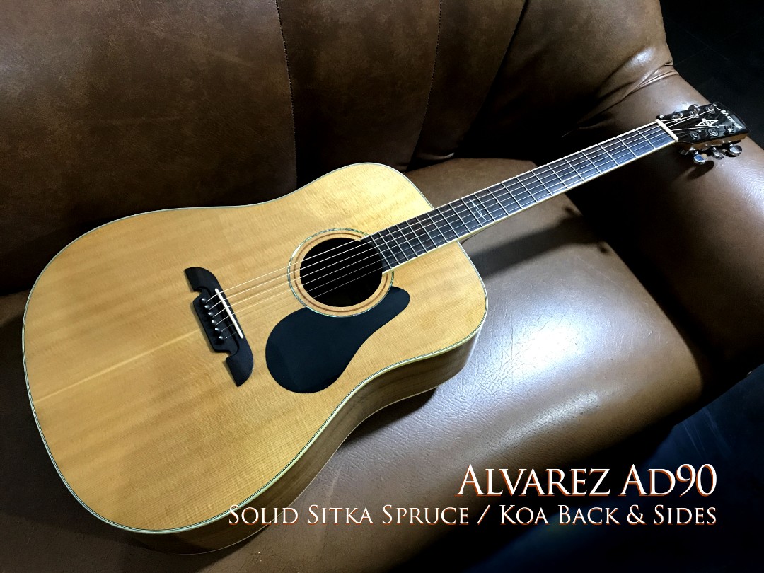 Alvarez AD90 Acoustic Guitar Hobbies Toys Music Media CDs
