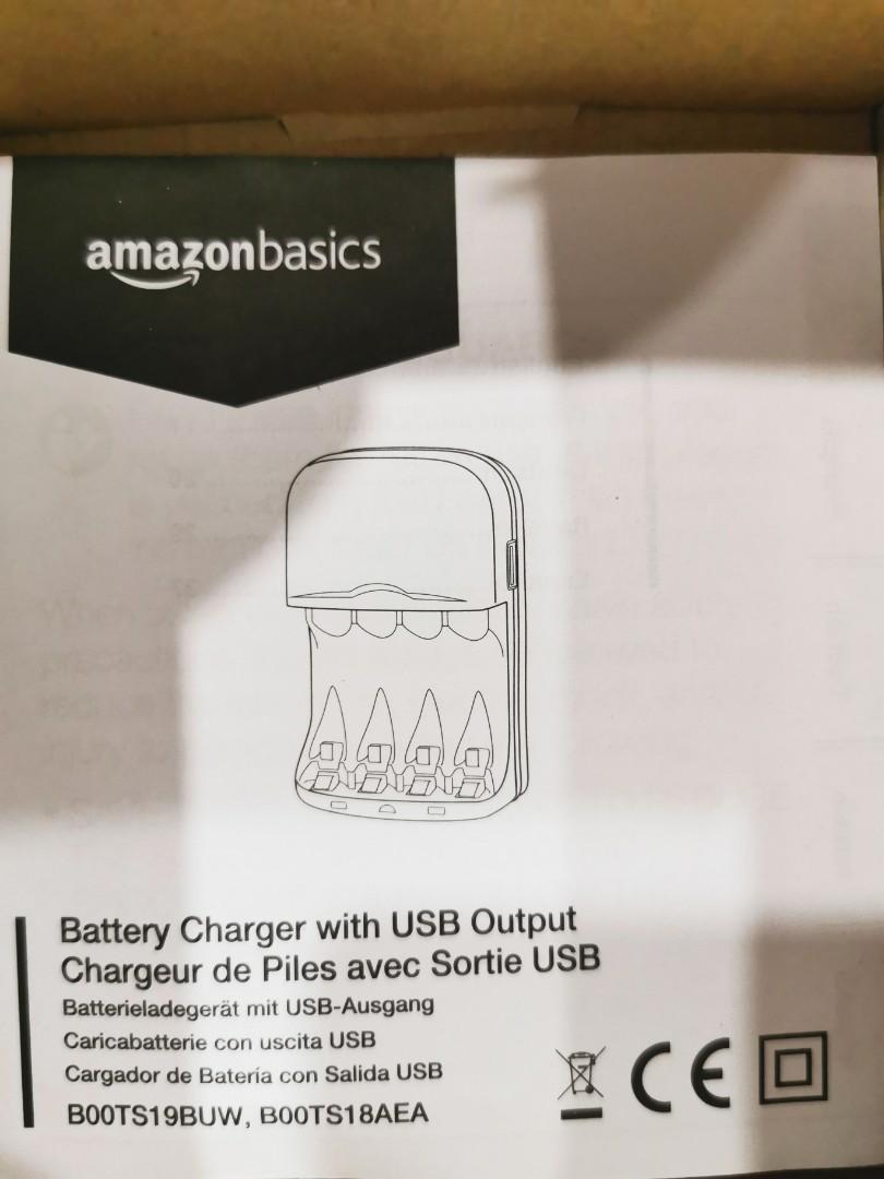 Amazonbasics batteries charger, Everything Else on Carousell