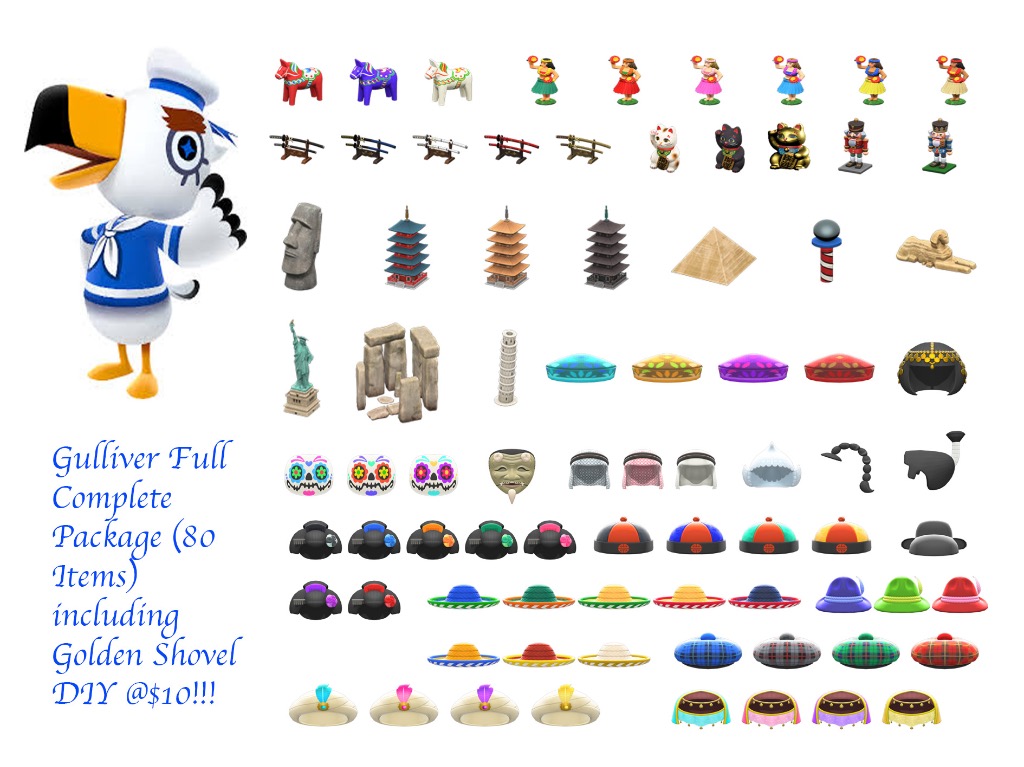 Animal Crossing Gulliver Complete Package Video Gaming Gaming Accessories Game Gift Cards Accounts On Carousell
