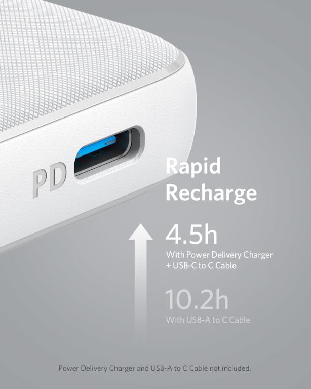 Anker Powercore Slim 10000 Pd Usb C Power Delivery 18w Mobile Phones Tablets Mobile Tablet Accessories Power Banks Chargers On Carousell