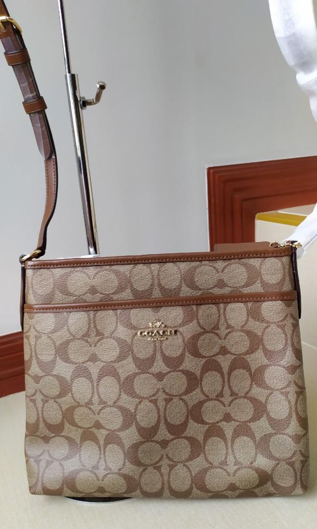 Coach crossbody hotsell file bag