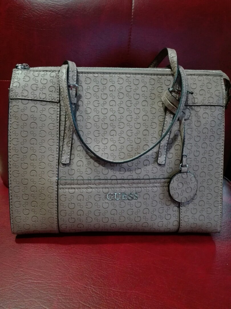 Authentic Guess Hand Bag Large Tote Pinole