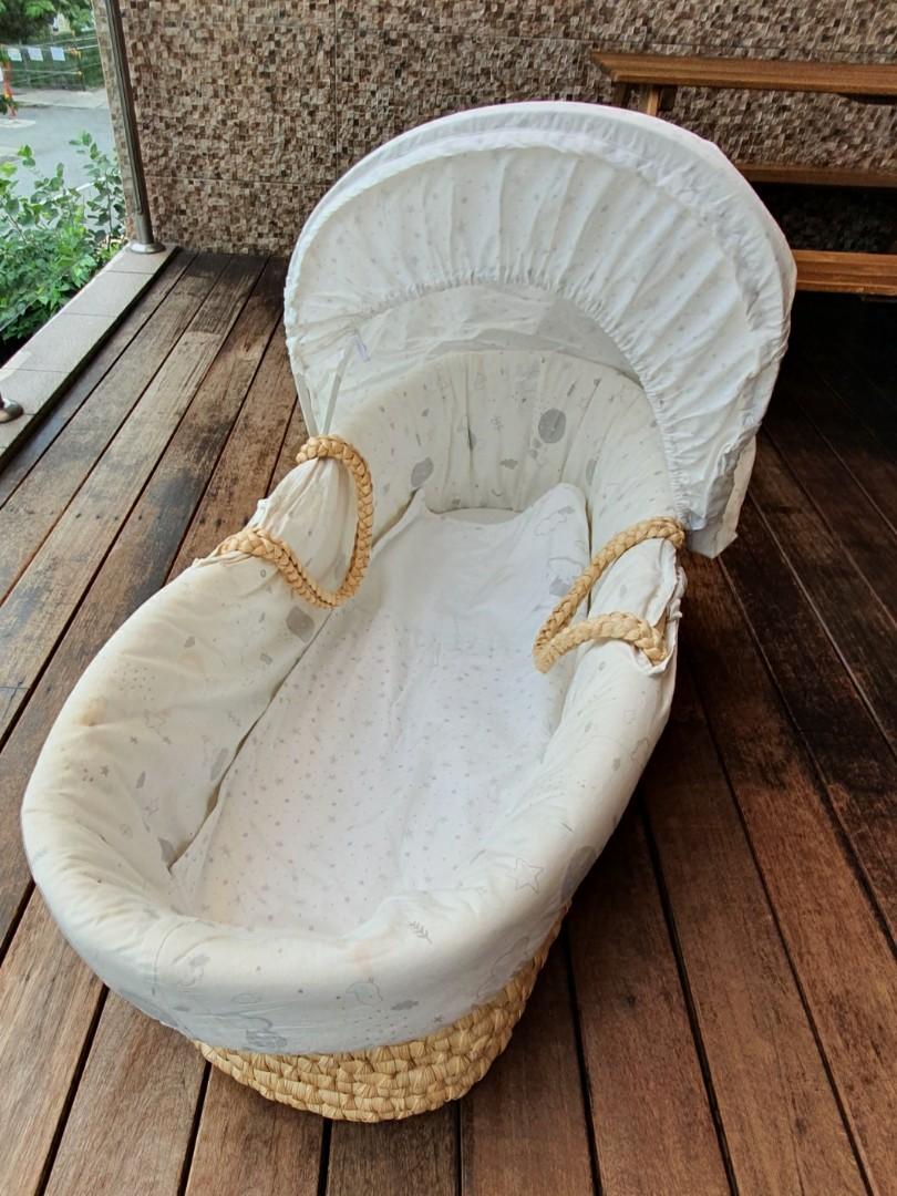 baby outgrown moses basket