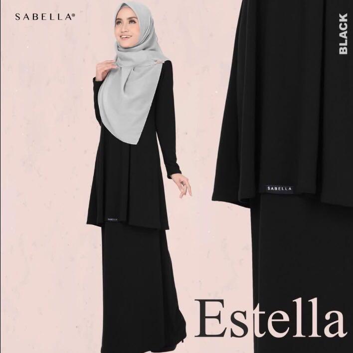 Baju Kurung Muslimah Labuh Longgar Tak Perlu Gosok Muslimah Fashion Two Piece On Carousell