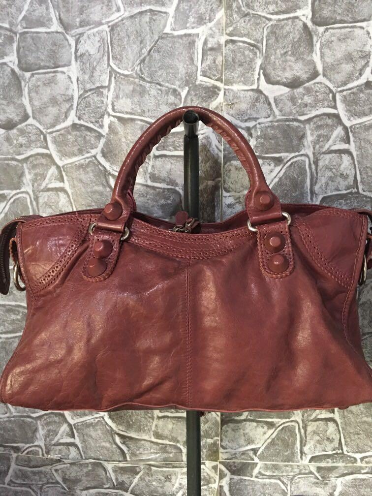 balenciaga maroon