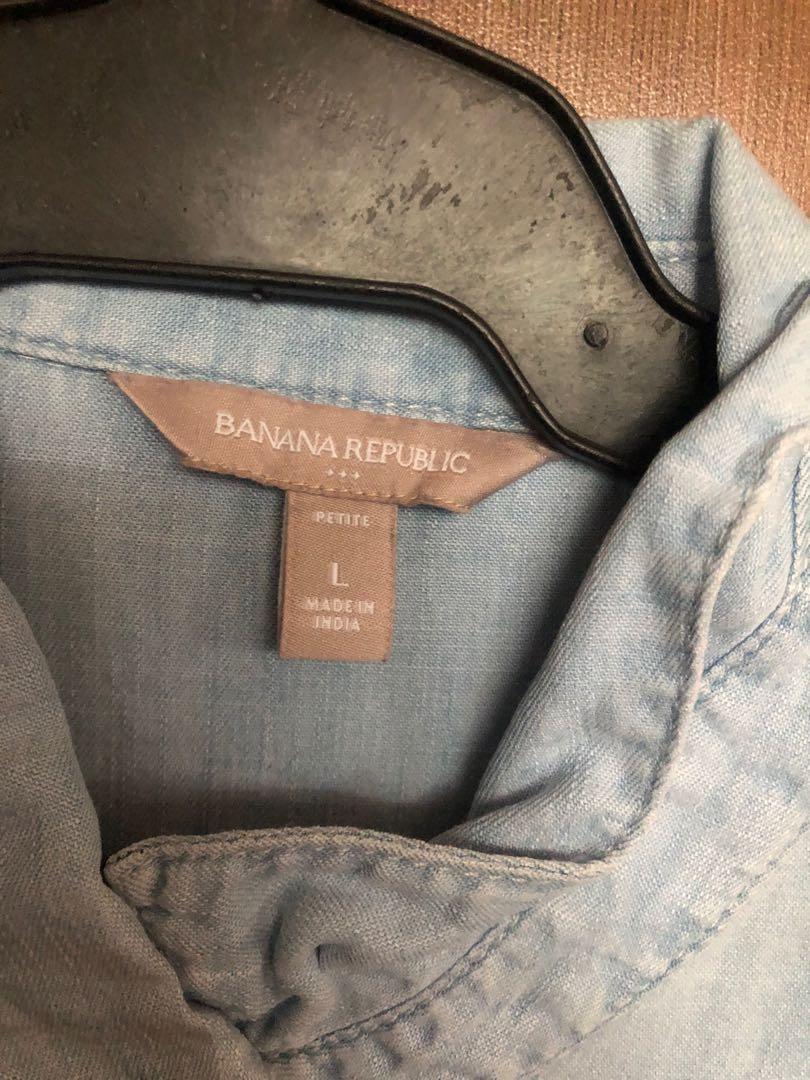 Banana Republic Denim Longsleeves (Category: Longsleeves) located in Manila. Submitted by elcanto (Listing ID 1012603245, Image 2). Description: Use it once only.