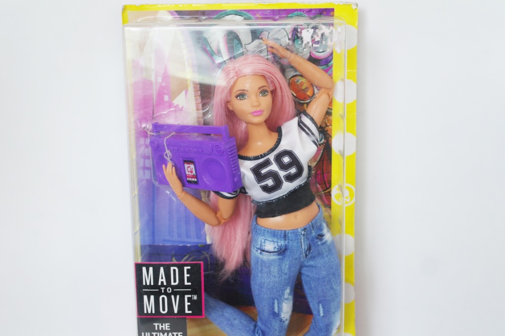 Curvy barbie pink hair hotsell