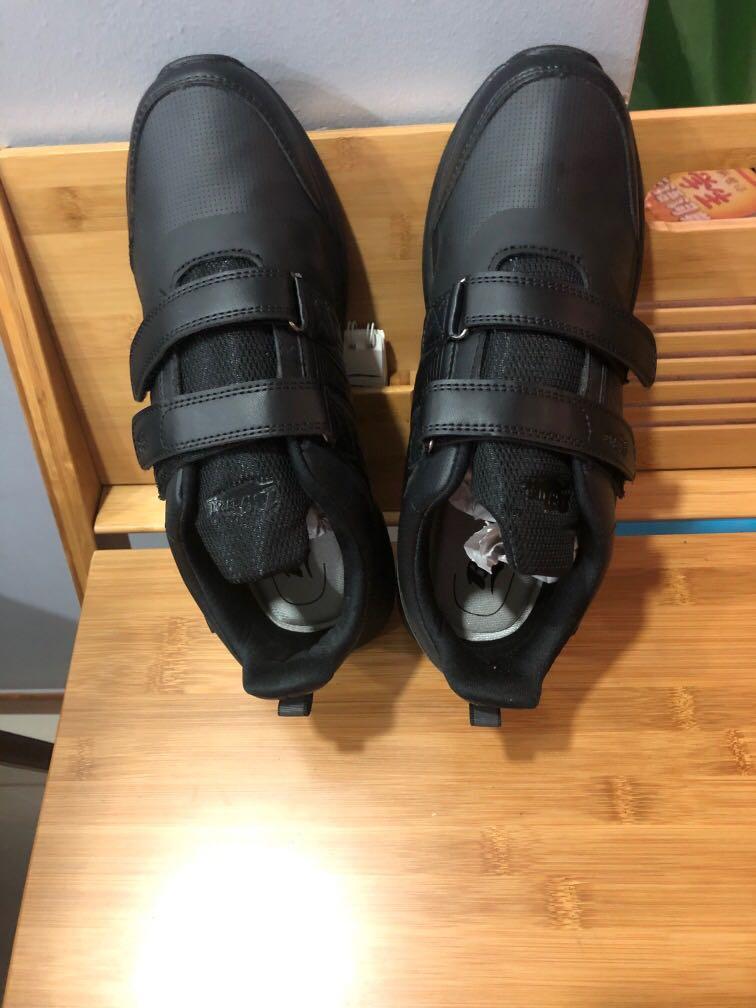 bata scout black school shoes