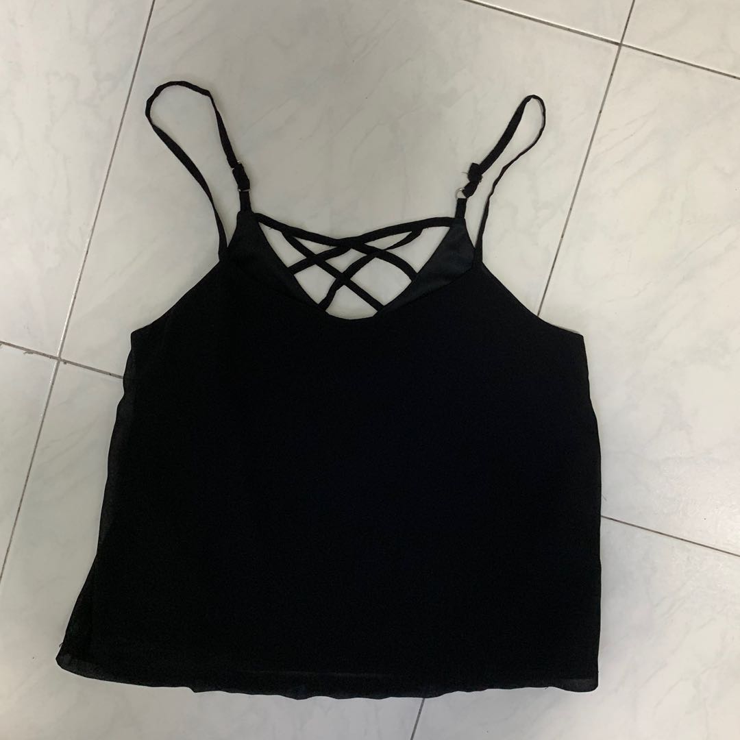 fishnet camisole