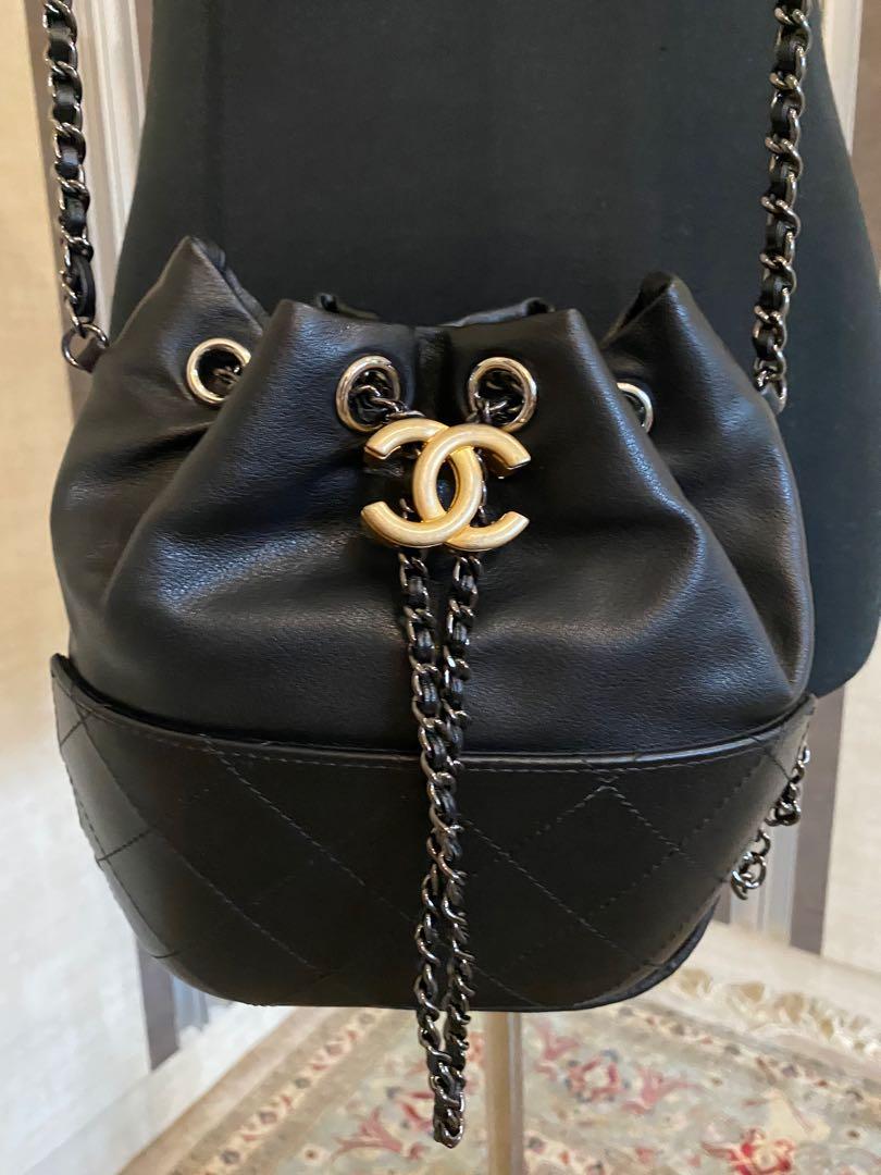 large drawstring bag chanel