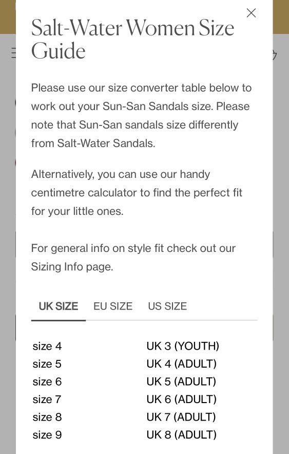 saltwater sandals eu