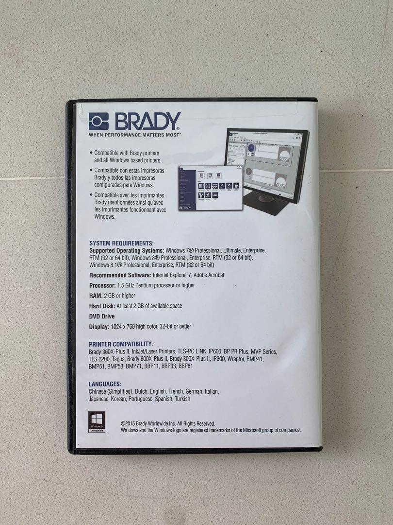 Brady LabelMark 6 Professional LM6PROE CD Labeling Software ...