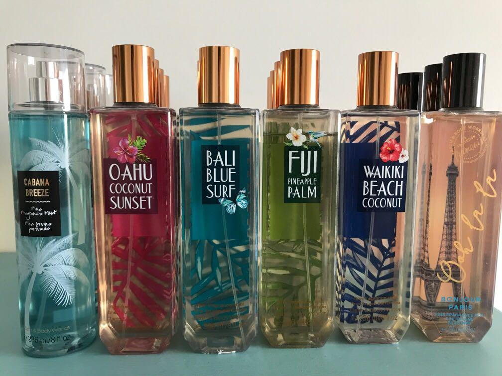 Brand New Bath Body Works Fine Fragrance Mist Health Beauty Perfumes Deodorants On Carousell