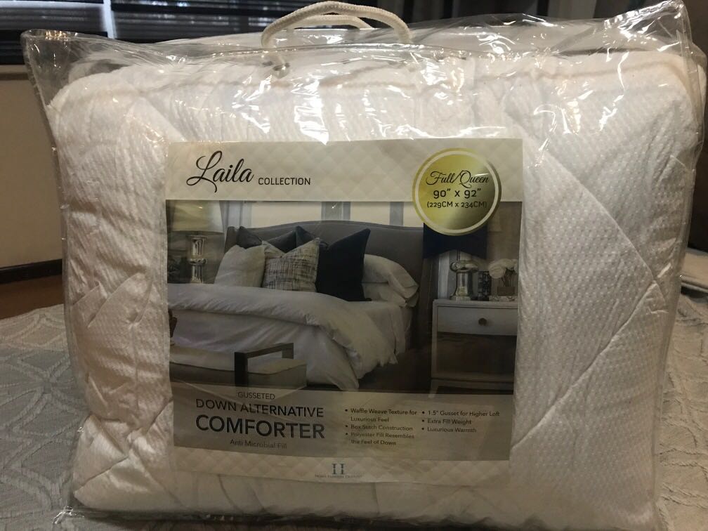Brand New Comforter For Full Queen Bed Home Furniture Furniture Fixtures Beds Mattresses On Carousell