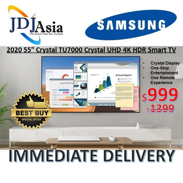 Brand New Immediate Delivery Samsung 55 65 Inch Smart Tv Ua55tu7000kx Series 7 4k Smart Tv Tu7000 Home Appliances Tvs Entertainment Systems On Carousell