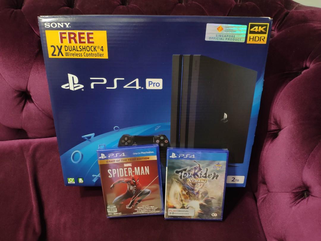 sony playstation 4 pro 2tb