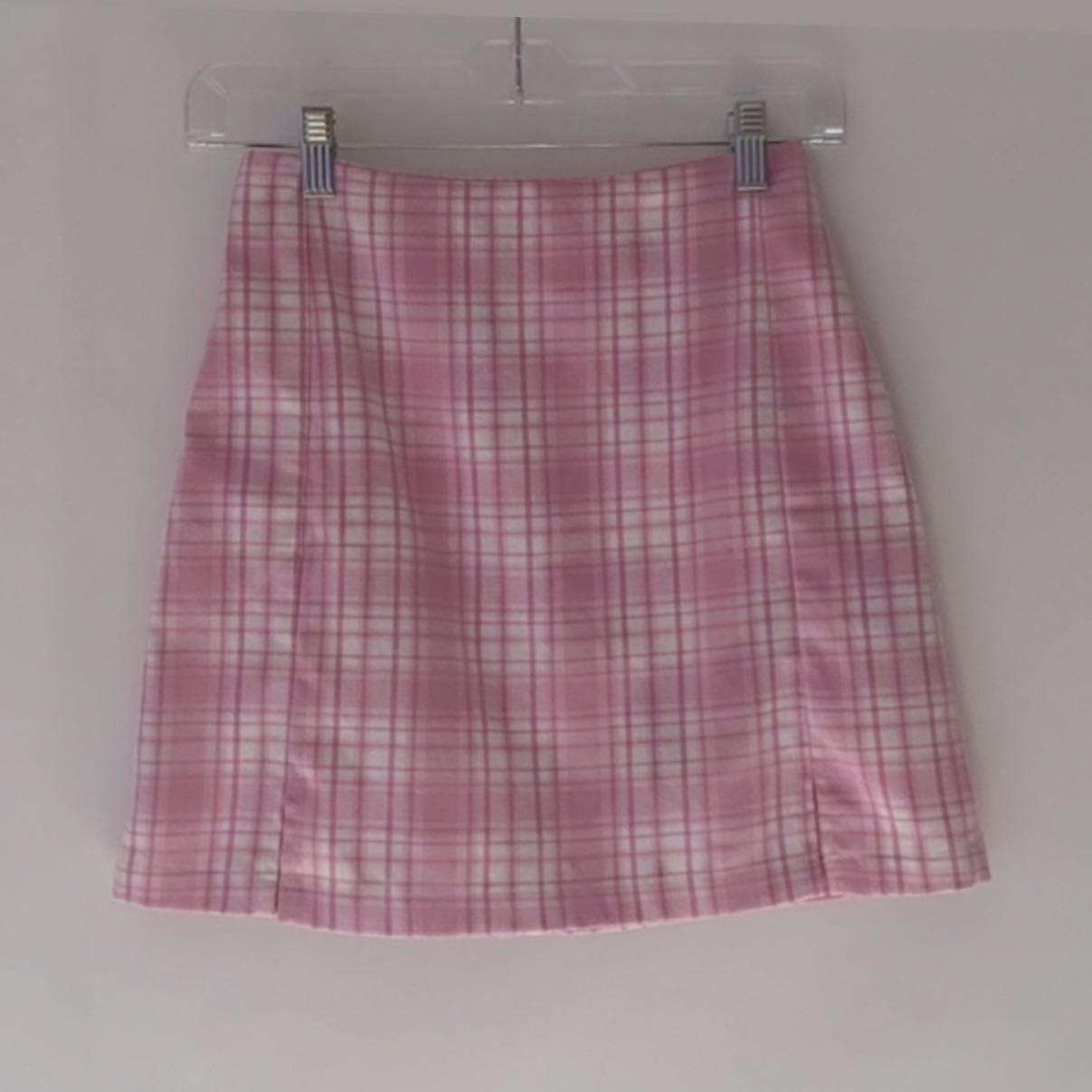 bnwt brandy melville plaid cara skirt 