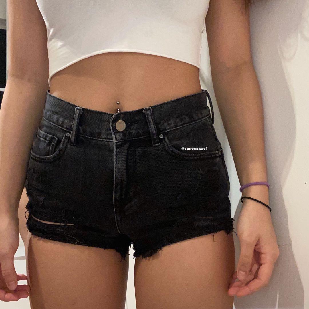 bullhead high rise shorts