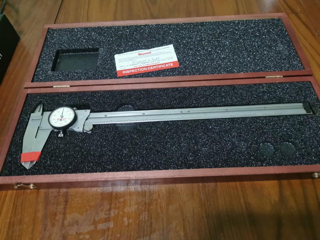 CALIPER (Category: Everything Else) located in Singapore. Submitted by hannya33 (Listing ID 1012605437, Image 3). Description: Starrett 120-12 Dial Caliper, Stainless Steel, White Face, 0-12" Range, +/-0.001" Accuracy, 0.001" Resolution.