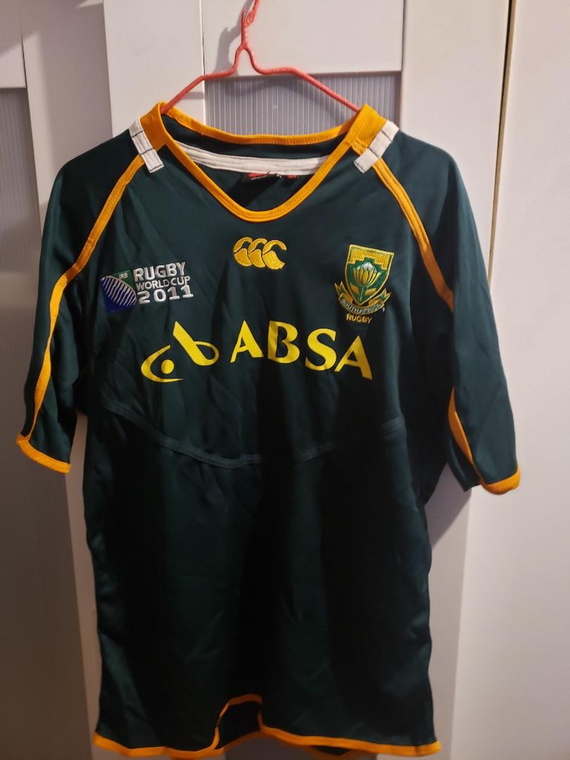 Mens L South Africa Rugby Shirt Jersey Canterbury World Cup Men S