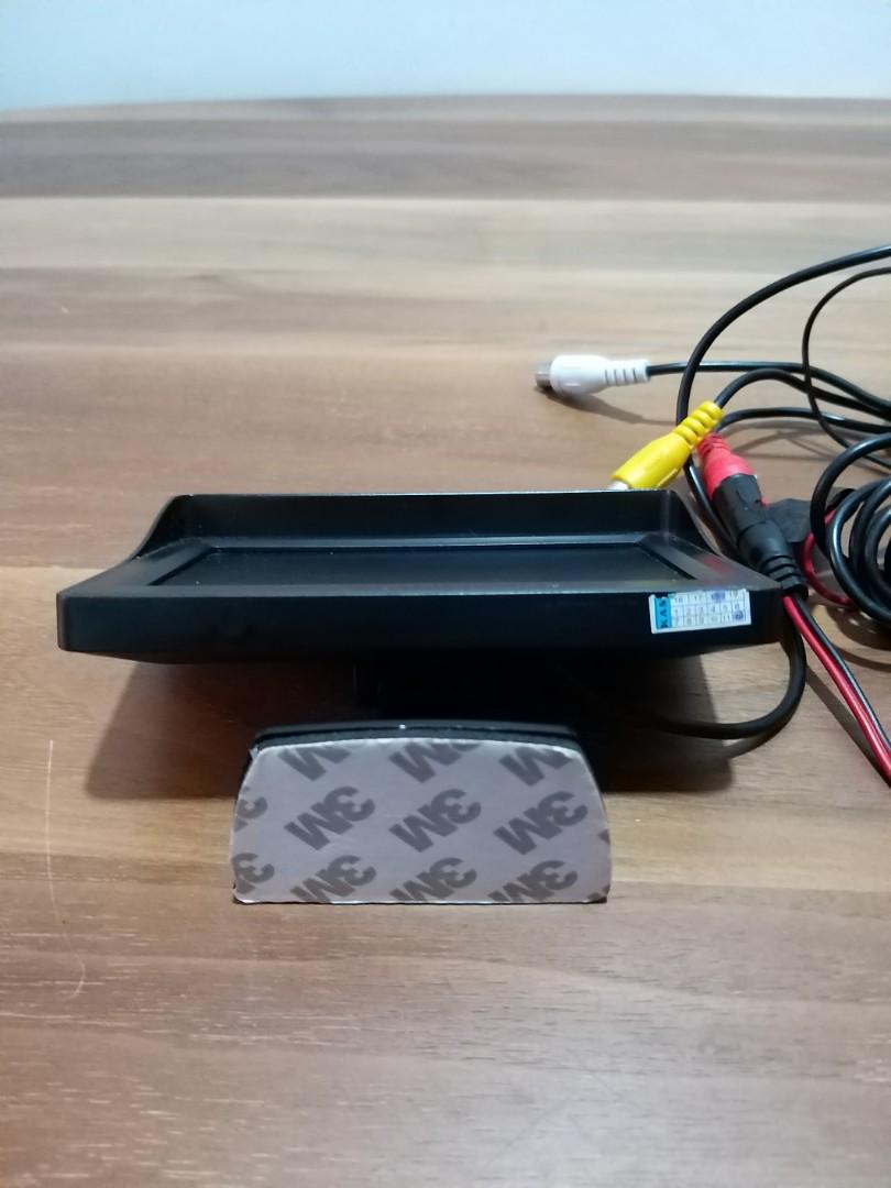 Car universal Reverse Camera and 4.5 inches monitor with stand. 3M ...