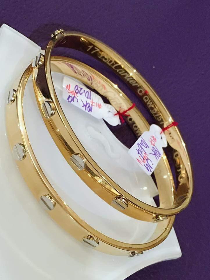 Cartier two tone Bangle Women s Fashion Jewelry Organizers