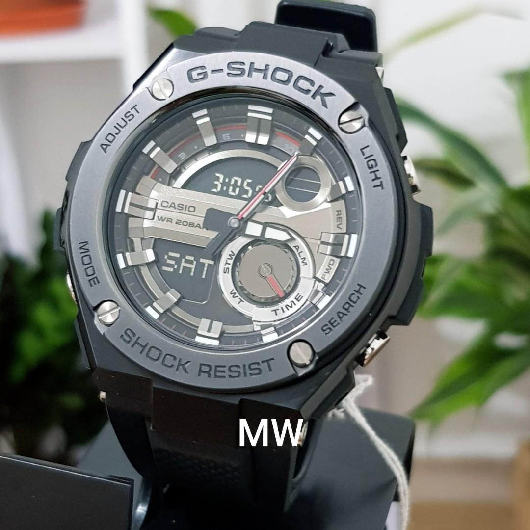 Casio g shock gst-210b-1a men's watch, Men's Fashion, Watches