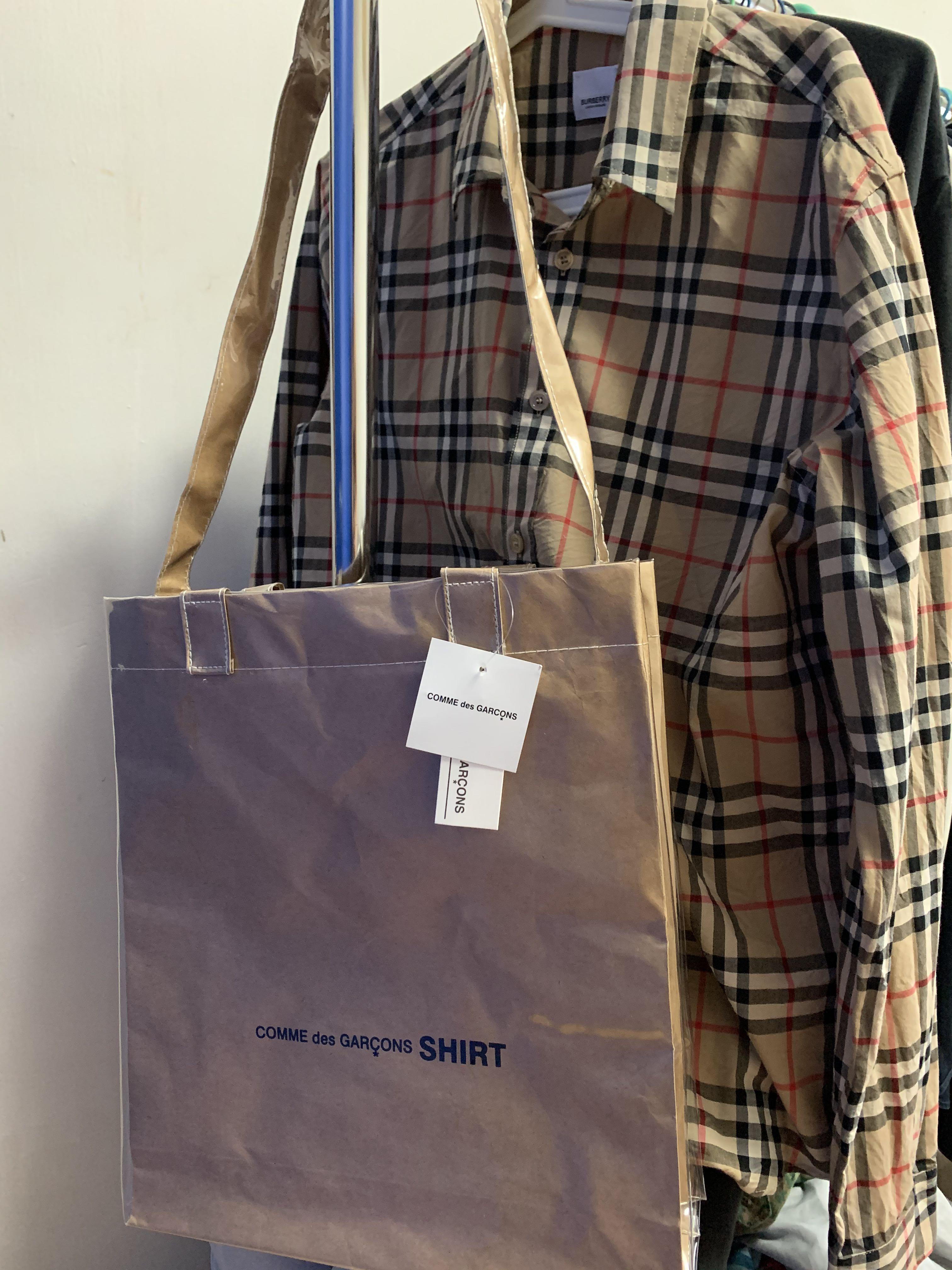 CDG PVC Tote bag, Women's Fashion, Bags & Wallets, Cross-body Bags on ...