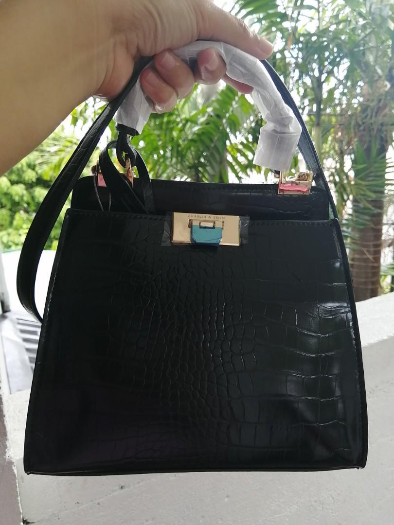 charles and keith bag material