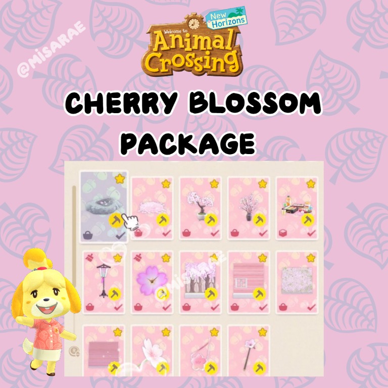 Cherry Blossom Package Animal Crossing New Horizons, ACNH, Video