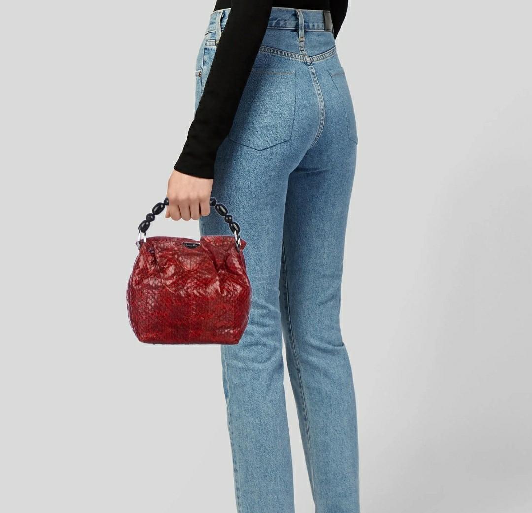 Christian dior hotsell snakeskin bag