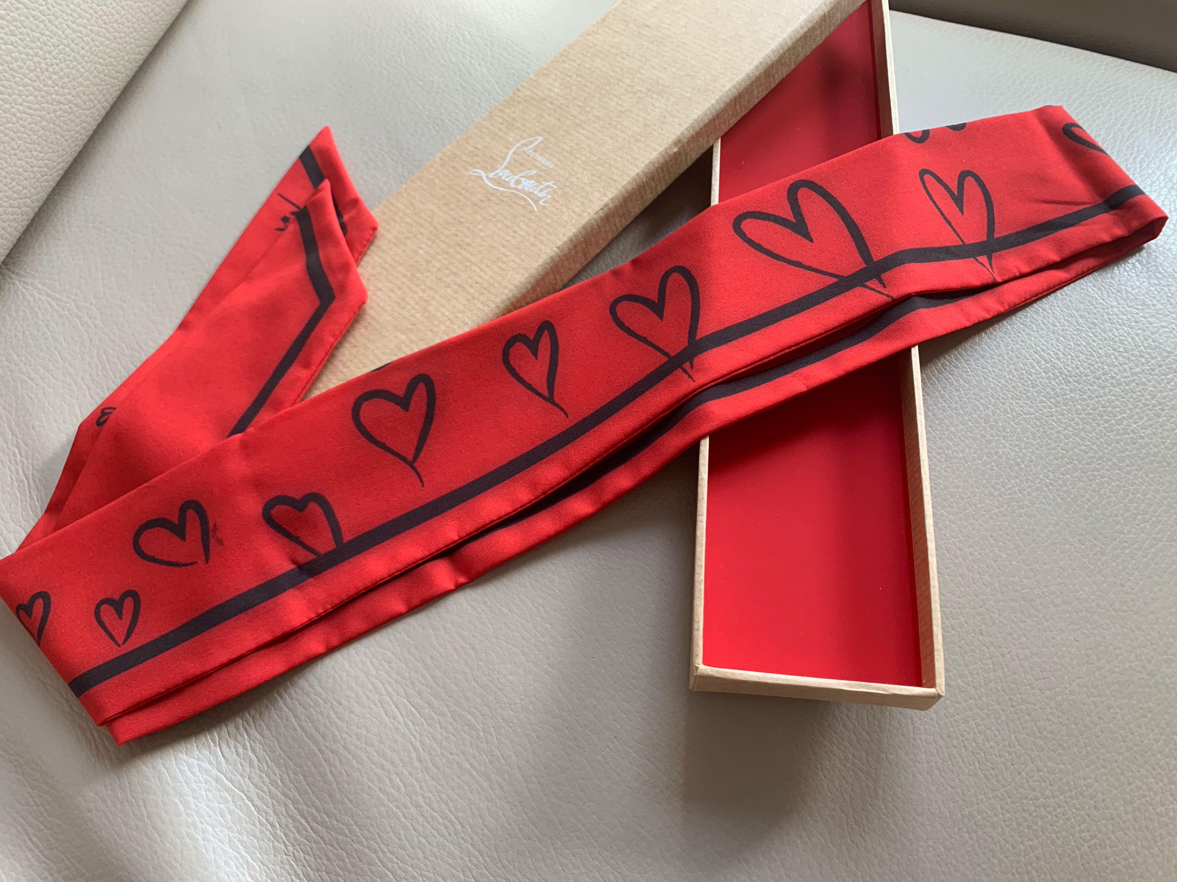 christian louboutin scarf twilly Carousell
