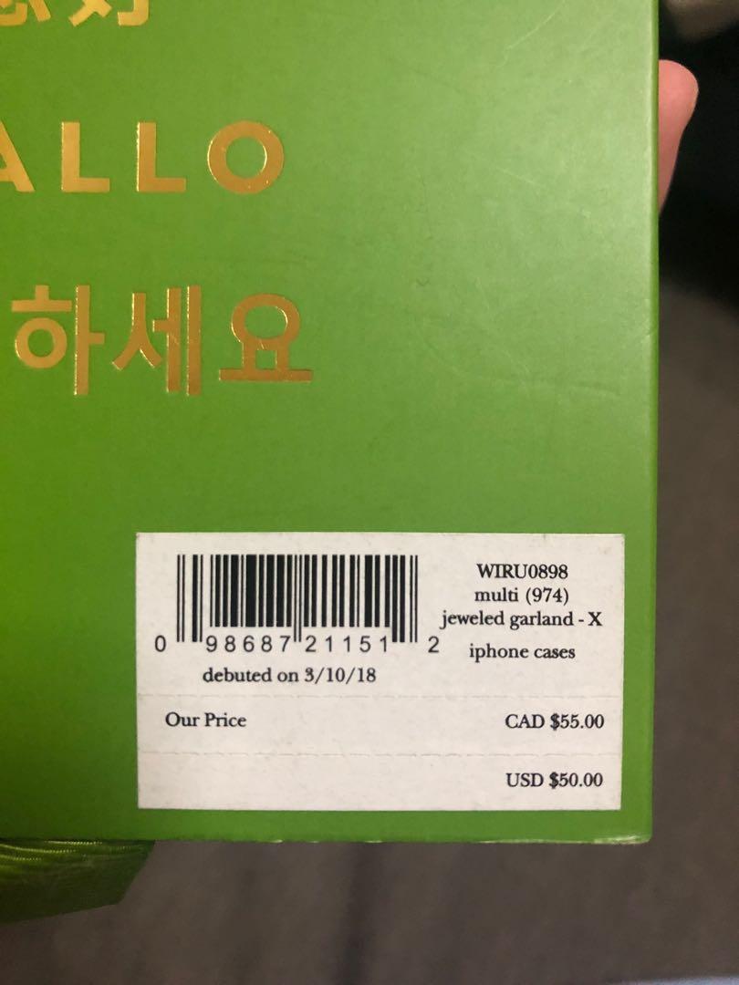 Kate Spade Iphone X case with freebies & gift receipt (Category: Cases & Sleeves) located in Makati City. Submitted by solize_closet (Listing ID 1012639526, Image 2). Description: Almost New Kate Spade Iphone X case with minor scratch (please check photos) ***payment first basis before shipping to avoid sudden cancellation of order Posted means available Please extend your expectation as the casing is used but not abuse. Scratches, dents and some