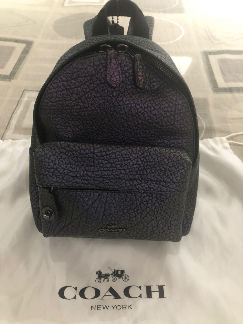 Coach hologram hotsell backpack