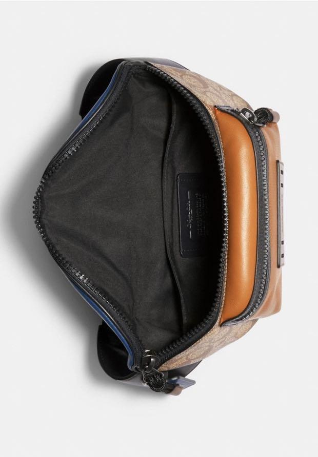 coach terrain roll top backpack