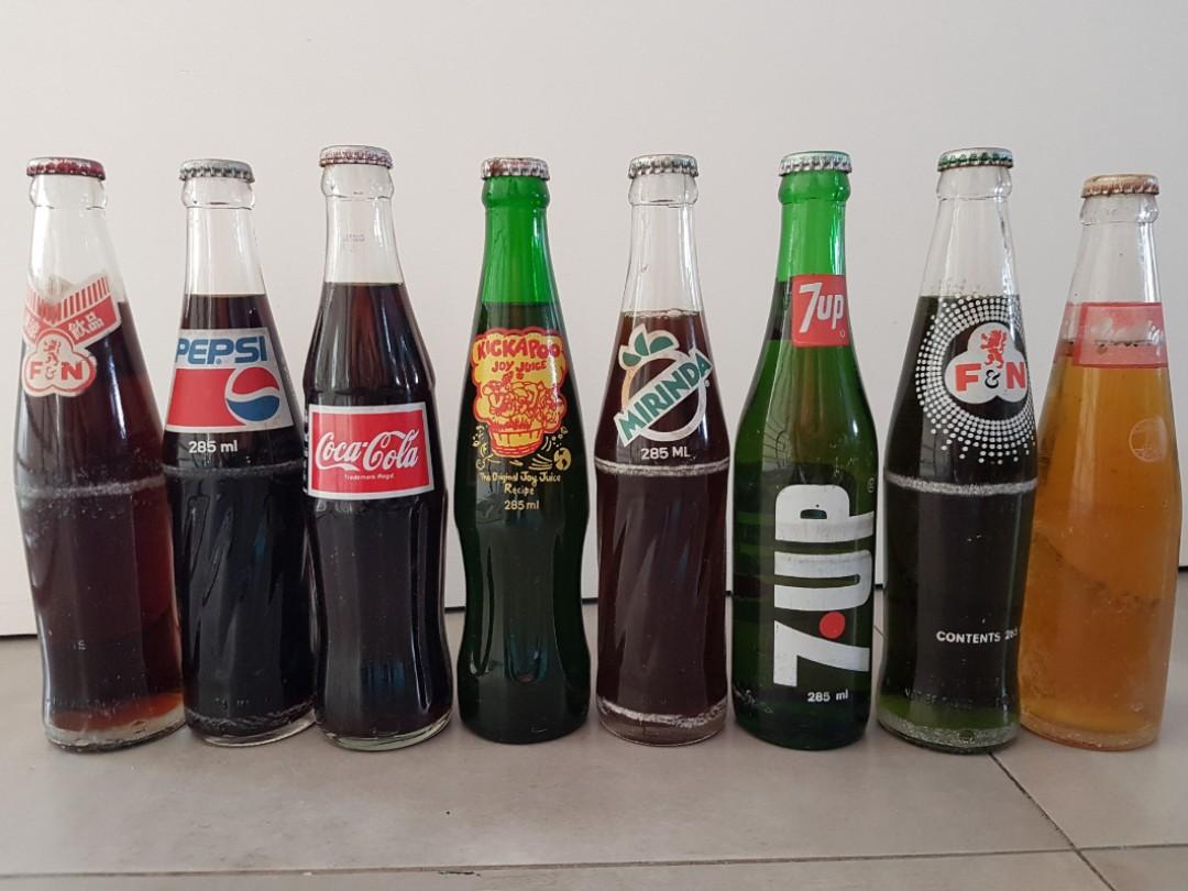 Coke & 7Up LOT OF FOUR! Sprite Vintage 1960's Glassware Pepsi