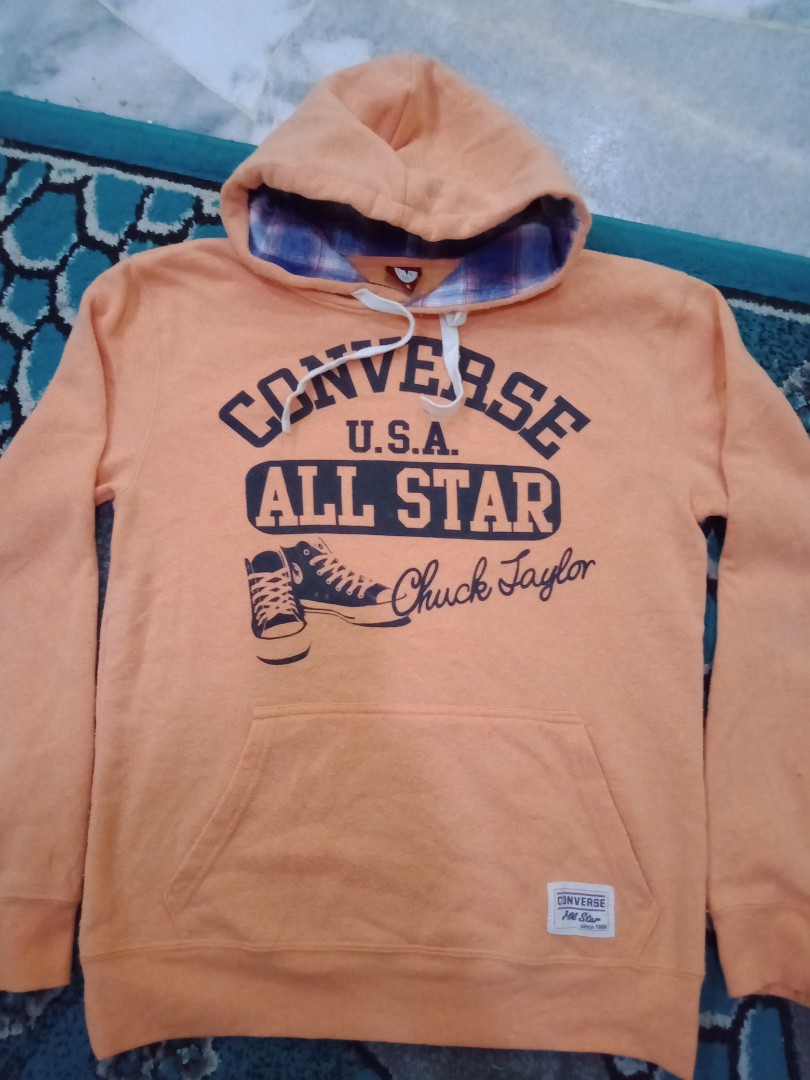 Converse all star hoodie usa vintage since 1908 Men s Fashion