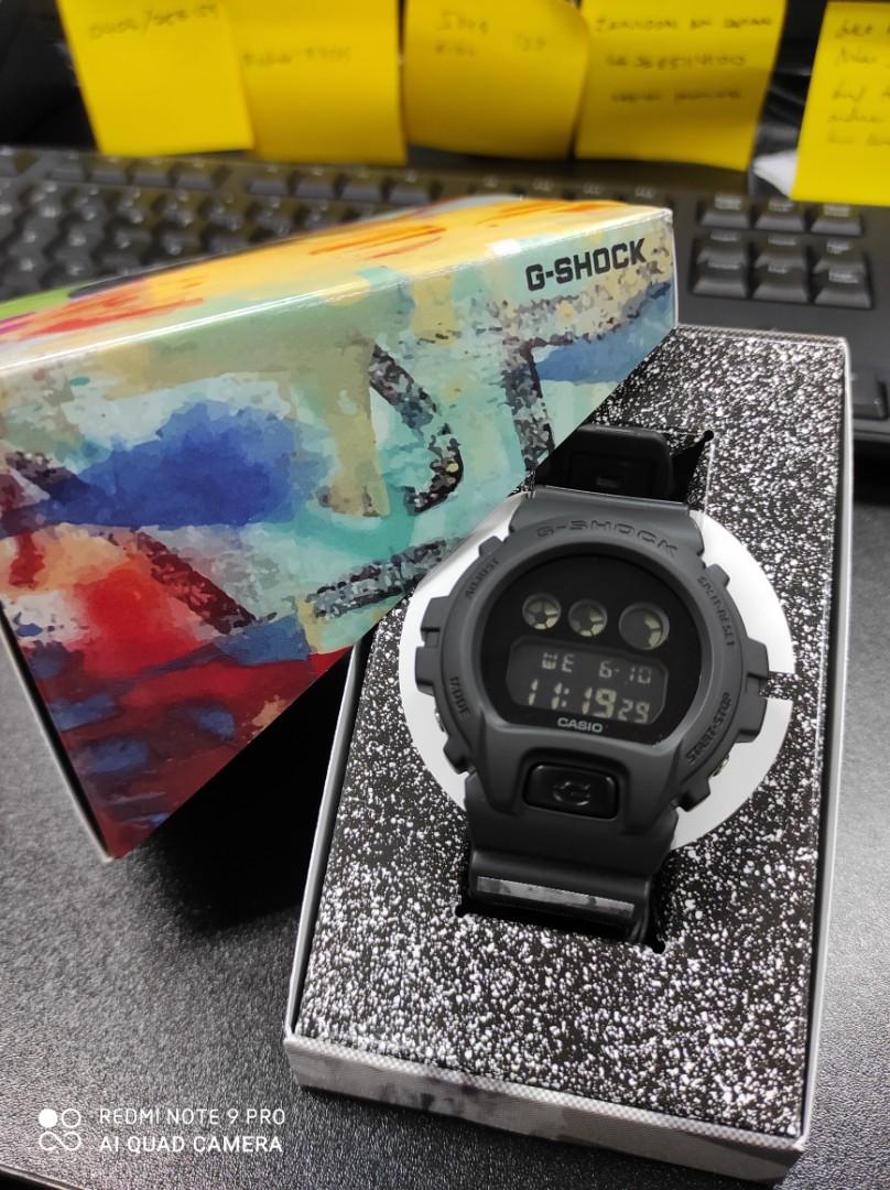 Crash x Stash x G Shock DW6900BBA 1STCR Men s Fashion Watches