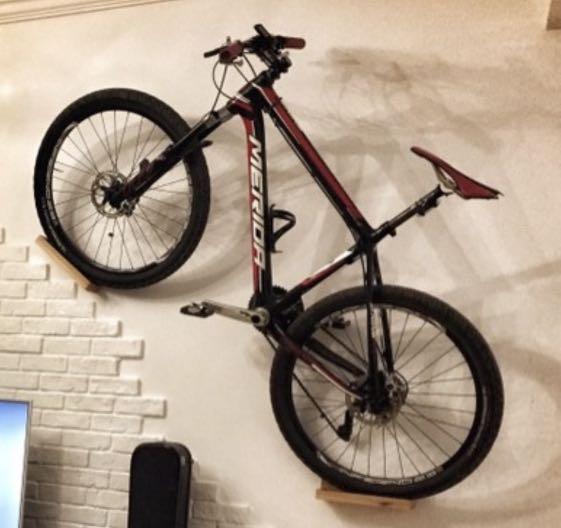 decorative bike wall mount