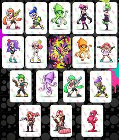 amiibo cards splatoon