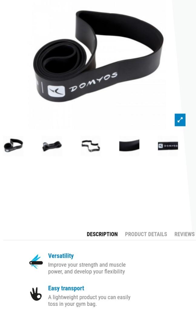 Domyos resistance band 60 kg shop