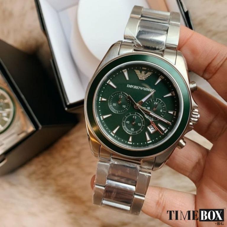 emporio armani classic chronograph watch