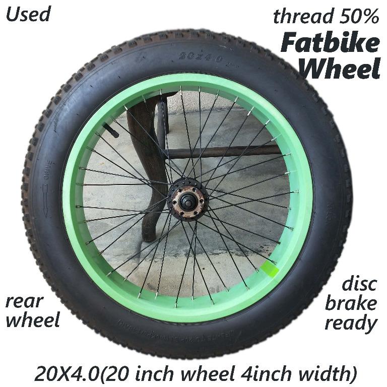 20x4 bicycle wheel top