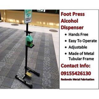 Foot Press Alcohol Dispenser