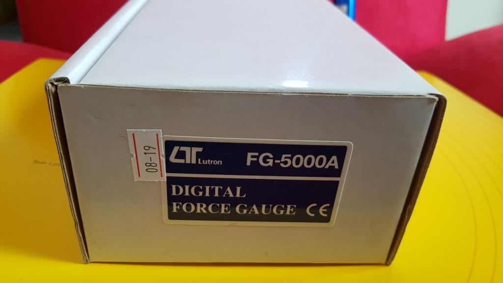 Force Gauge, Tension Gauge, Digital PushPull Gauge, 5000 grams, Lutron