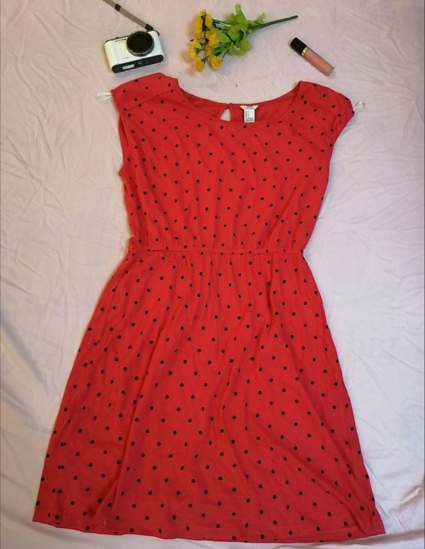 forever 21 red polka dot dress